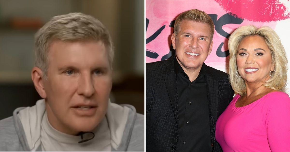 Split photo of Todd Chrisley, Todd and Julie Chrisley