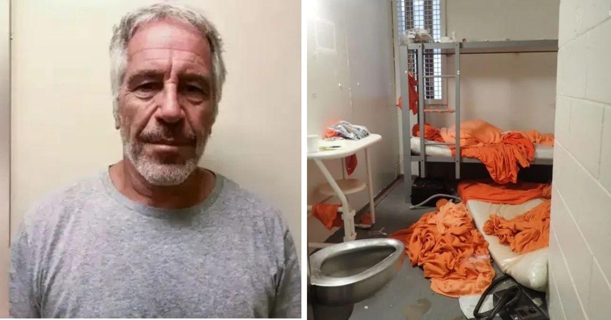 photo of jefrey epstein and his bedsheets
