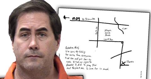 Michigan Murderer Leaves Note And Map To Find Dead Wife