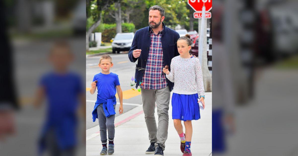 Ben Affleck marked his August 15 birthday with a quiet lunch outing alongside his children.