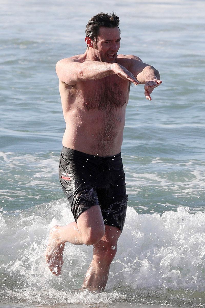 //hugh jackman shirtless bondi beach swimsuit