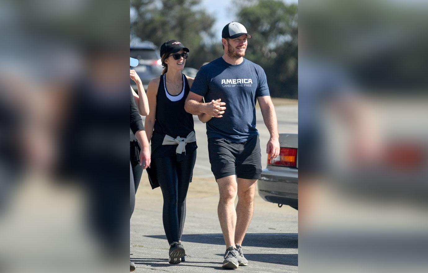 Chris Pratt And Katherine Schwarzenegger Spend Thanksgiving Morning Together