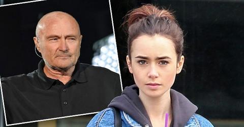 //lilly collins father phil collins alcoholism abandonment pp