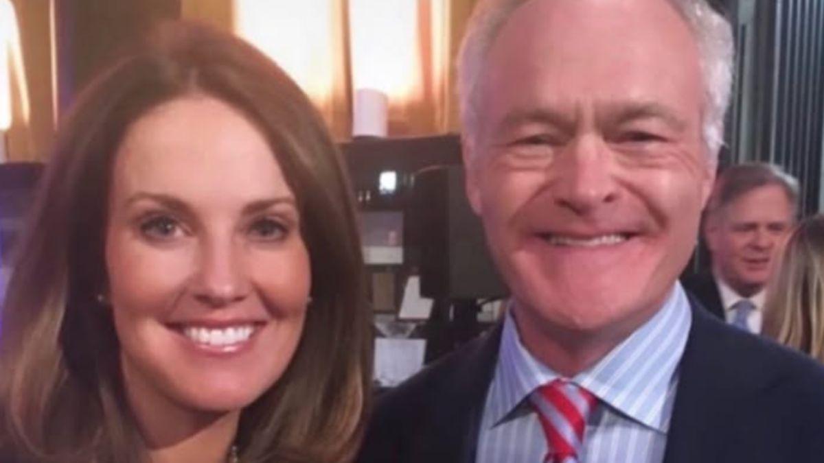 A photo of Sharyn Alfonsi and Scott Pelley