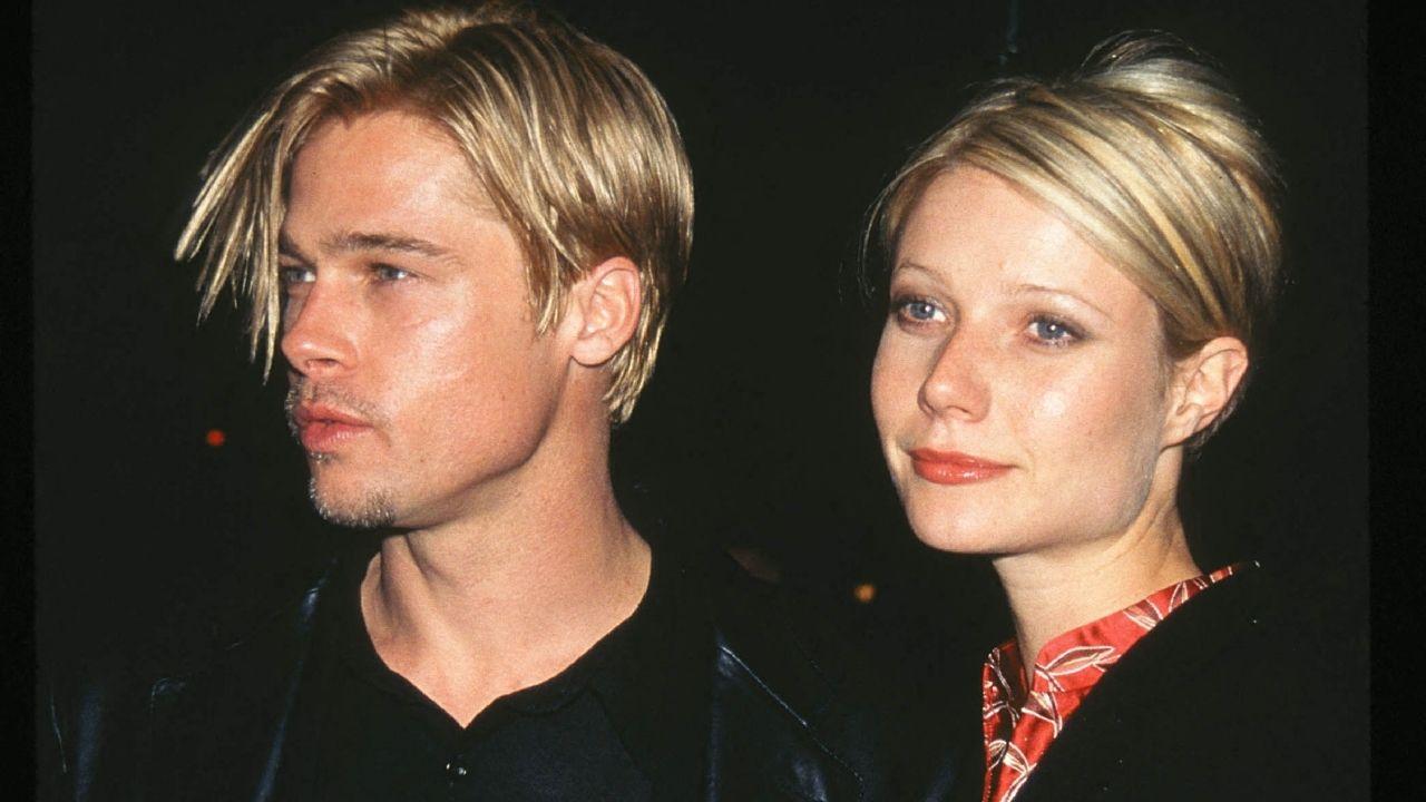 Photo of Gwyneth Paltrow and Brad Pitt
