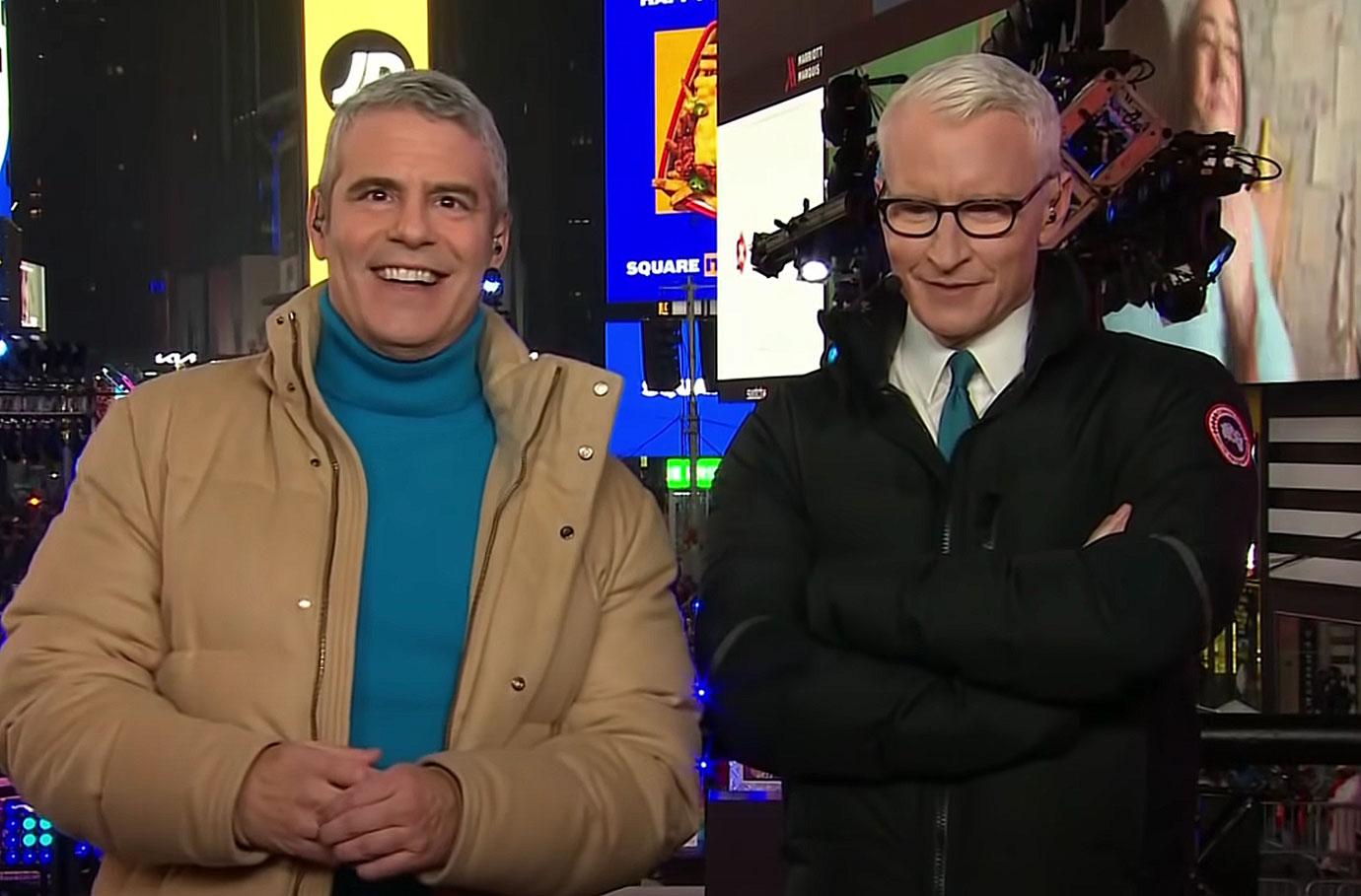 cnn anderson cooper andy cohen nye special trolled by twitter bots drunken rant