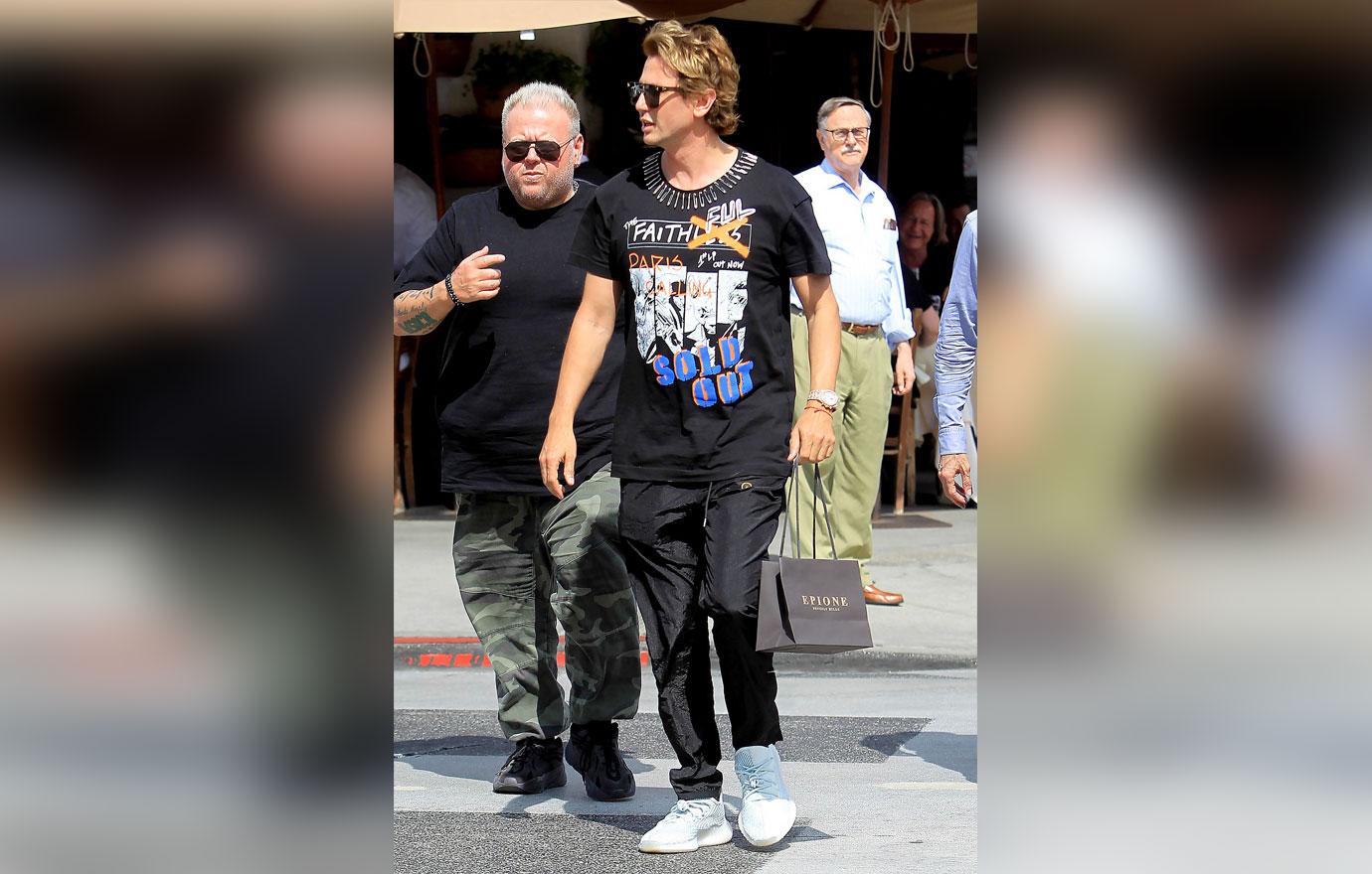 Jonathan Cheban, Kanye West, Kim Kardashian & Kids Leave Queens Church Performance