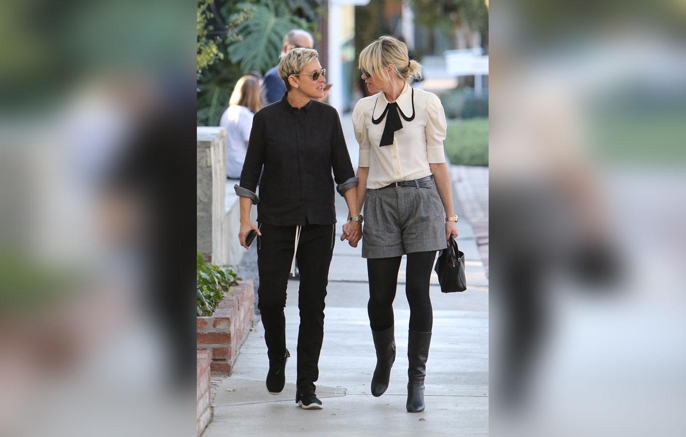 Ellen Degeneres Portia De Rossi Step Out Vow Renewal Soon