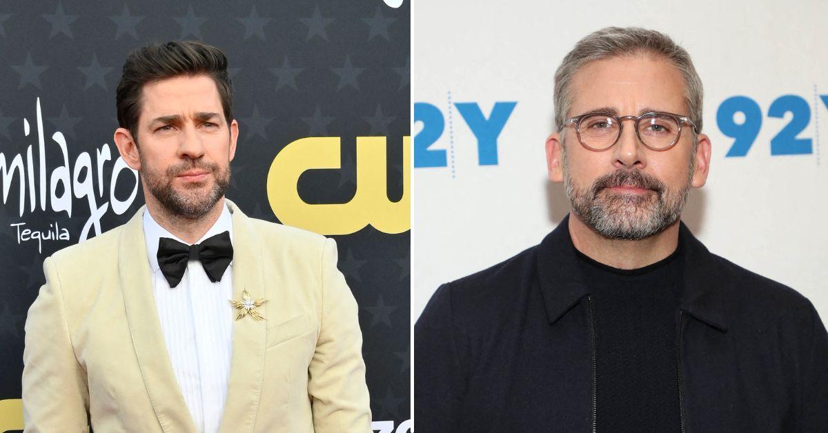 john krasinski and steve carell fuming