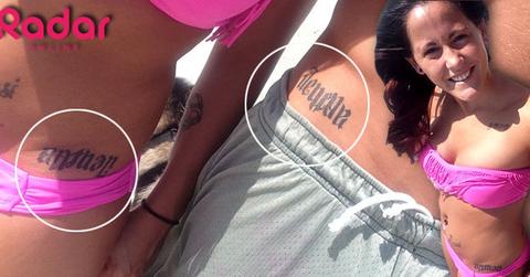 //jenelle evans nathan griffith tattoos wide