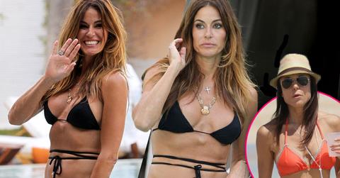 //kelly bensimon bikini bethenny frankel feud miami
