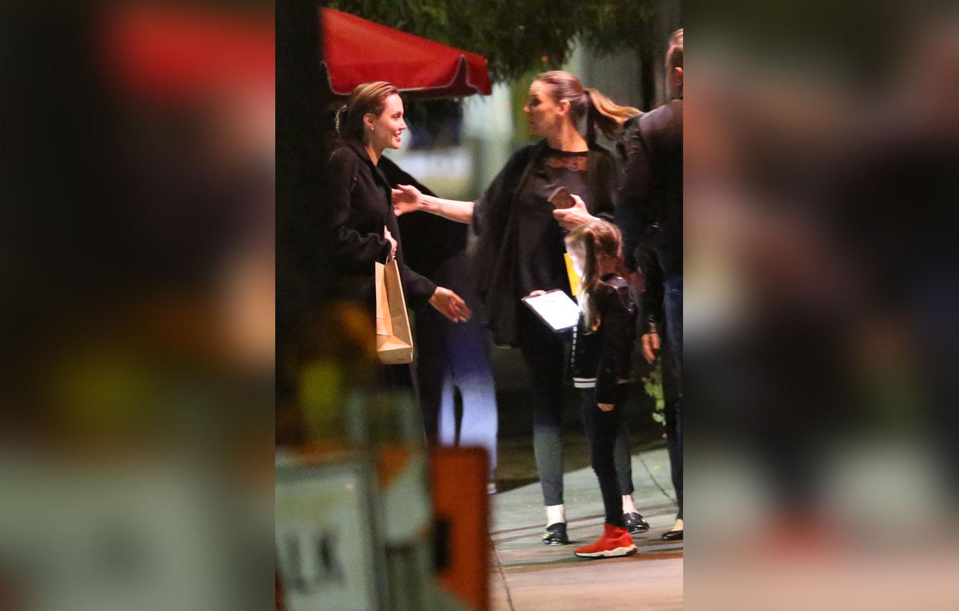 Angelina Jolie Resurfaces Brad Pitt Jen Aniston Birthday Party