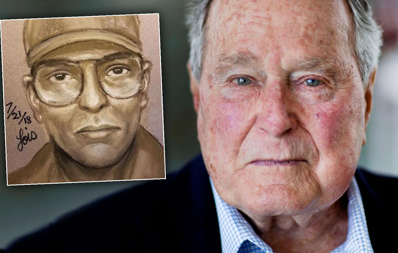 Sketch Of Suspect Released In Killing Of George H.W. Bush Heart Doctor