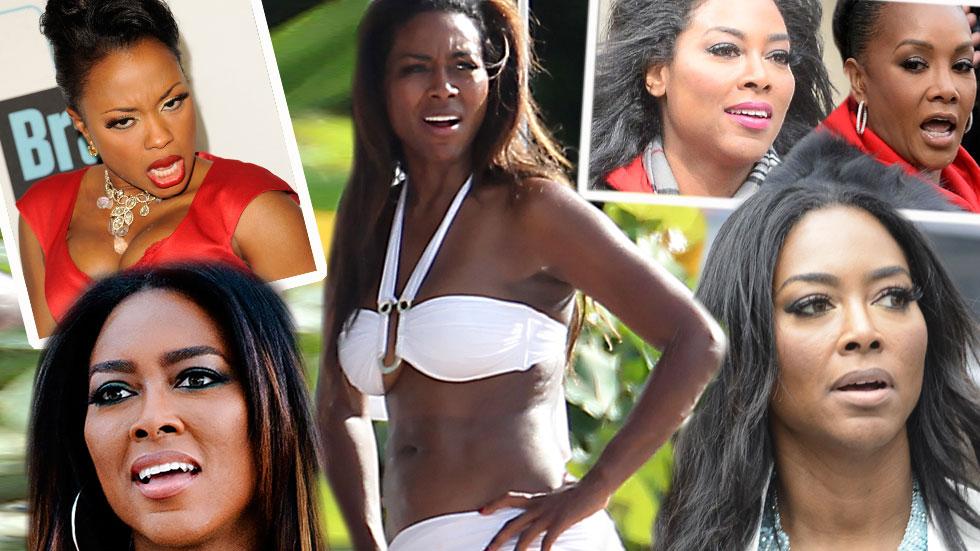 Former Miss USA Kenya Moore perpetually gets under the skin of co-stars NeN...