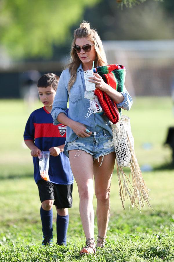 LeAnn Rimes & Eddie Cibrian At Stepson's Soccer Game