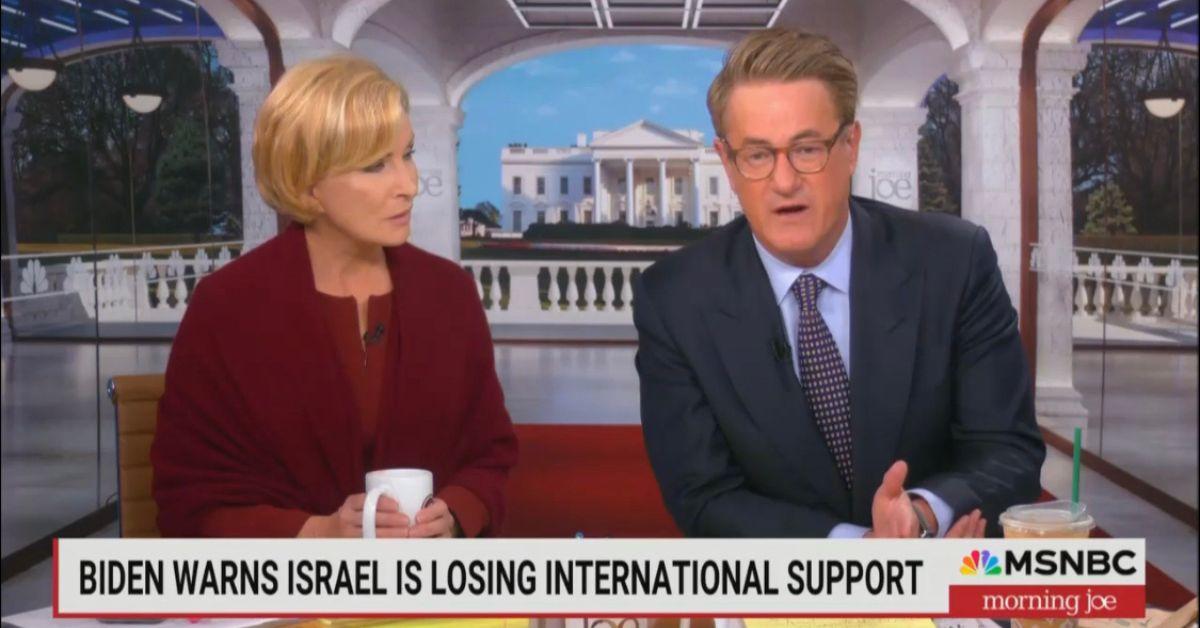 msnbc joe scarborough benjamin netanyahu israel responsible hamas