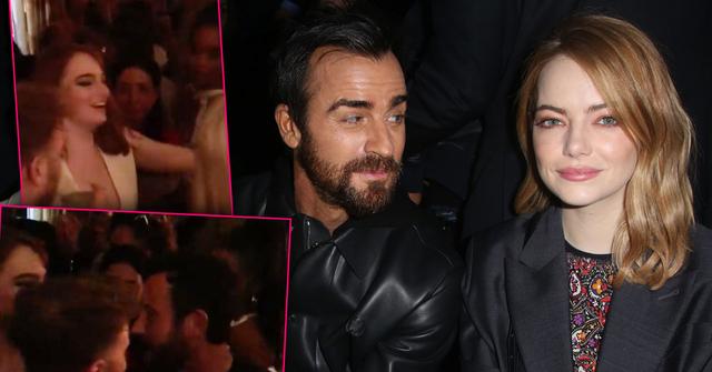 //Emma Stone Justin Theroux PDA France pp