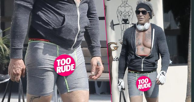 Mickey rourke bulge boxers