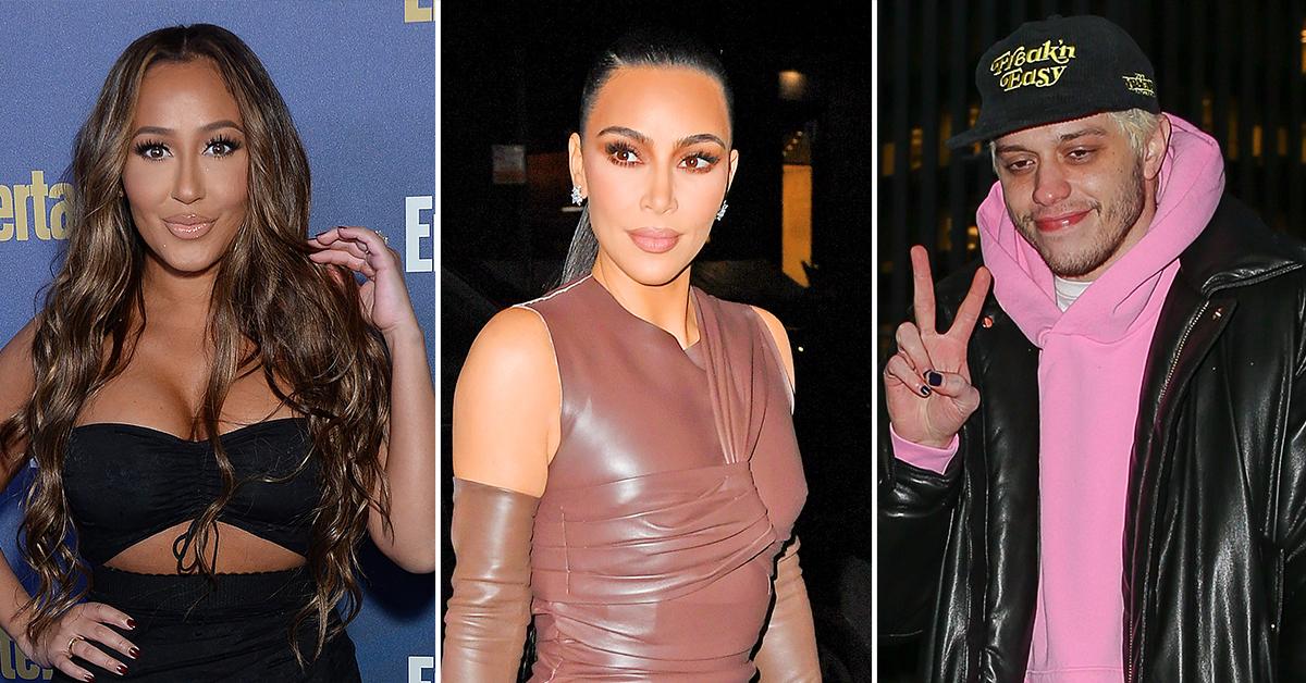 adrienne bailon kim kardashian pete davidson marry