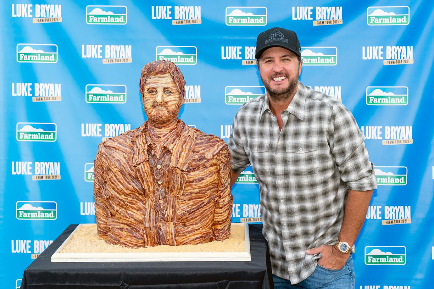 luke bryan bacon sculpture