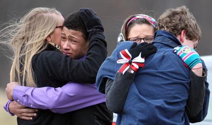 Friends And Family Attend Daniel Parmertor's Funeral In Ohio
