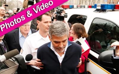 //george clooney arrest landov post