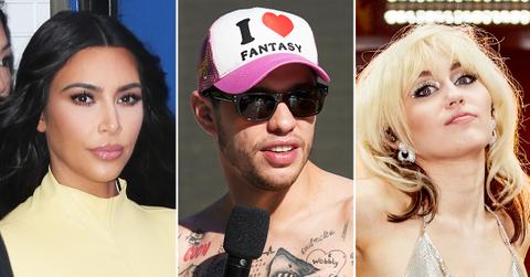kim kardashian unfollows miley cyrus instagram pete davidson nye special