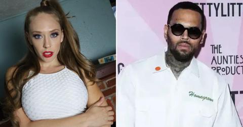 kagney linn karter feud chris brown details pp