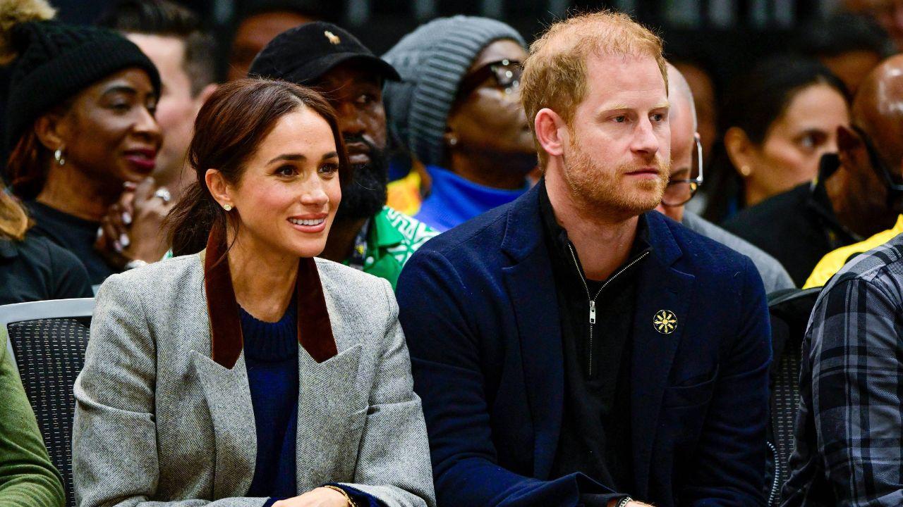 A photo of Meghan Markle and Prince Harry
