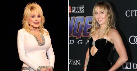 Image Of Dolly Parton and Miley Cyrus