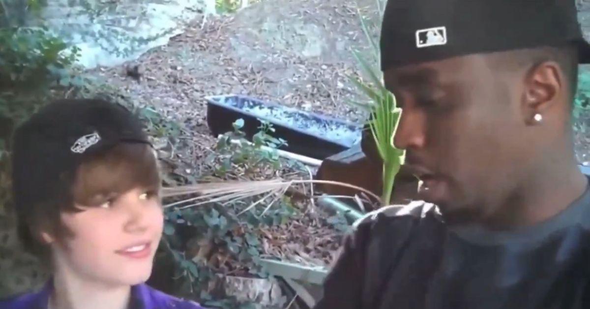 sean diddy combs justin bieber  creepy footage resurfaces arrest