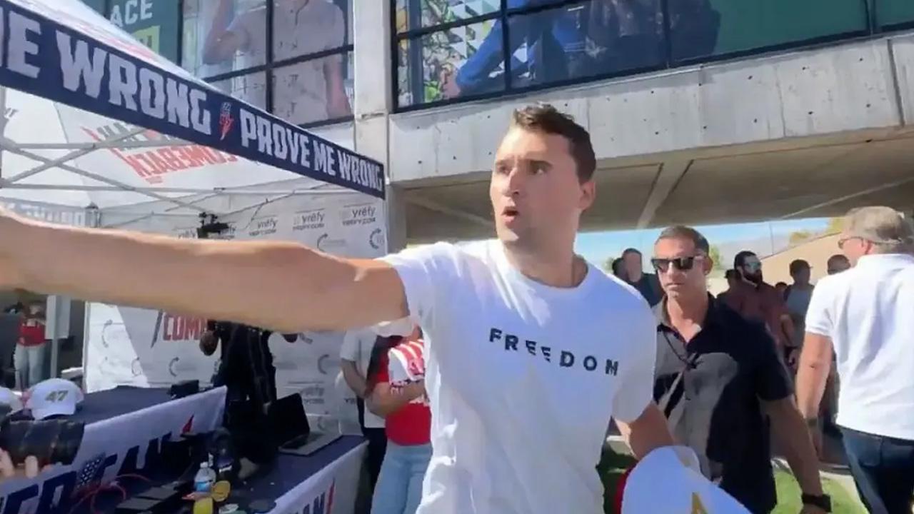 Kirk was killed while talking with college students in Utah.