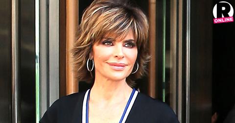 Lisa Rinna Filming Real Housewives Beverly Hills