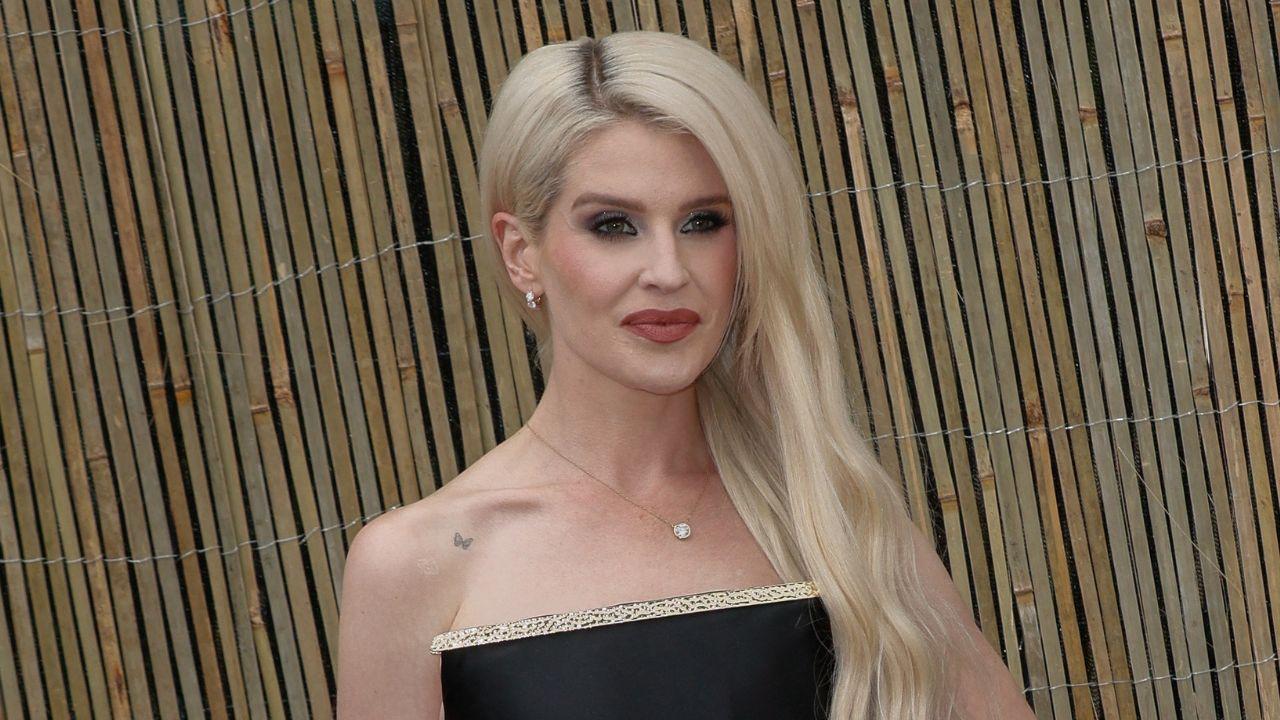 image of Kelly Osbourne said she tried to shield her young son, Sidney, from seeing her upset.