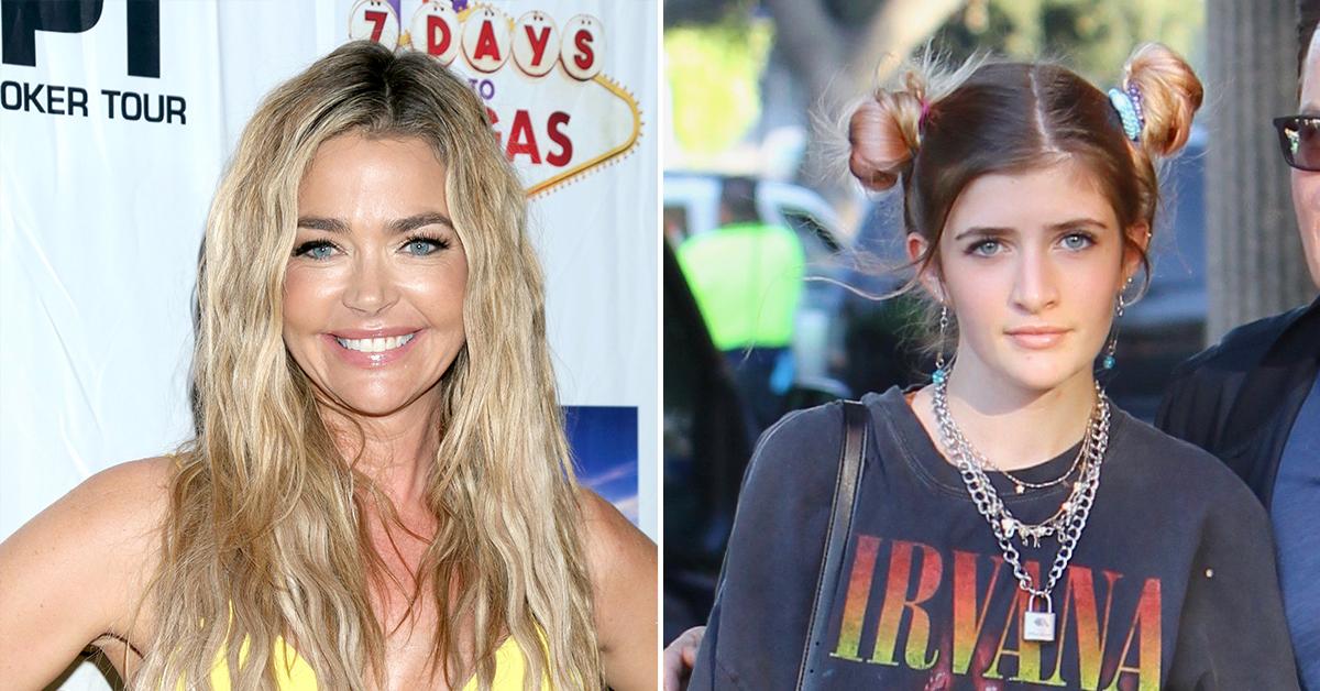 denise richards speaks for first time daughter sami charlie sheen abusive household