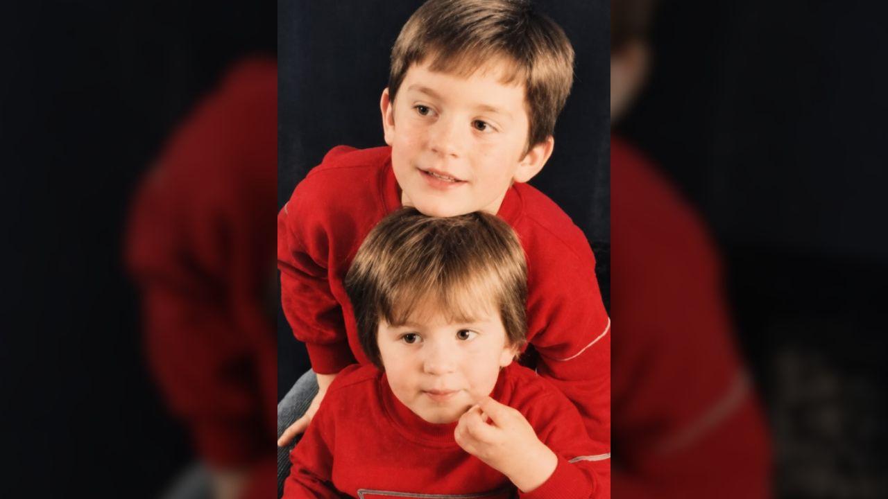 A photo of Ben Saunders and Dean Saunders Jr.