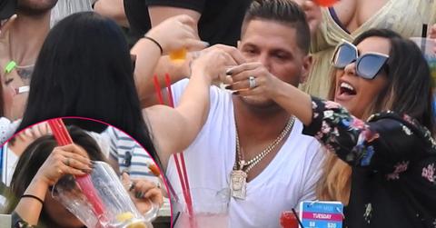 //jersey shore castmates drink dance reunion miami pp