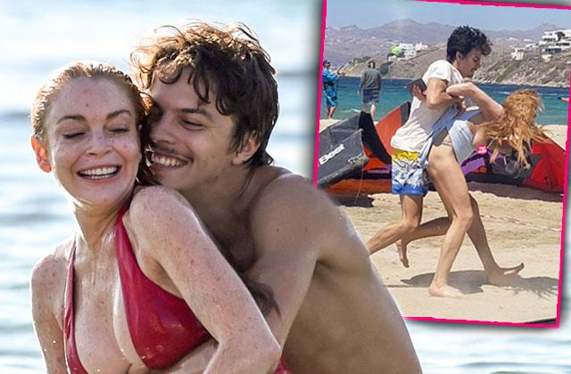 Lindsay Lohan Fiance FIght Beach Split Break Up