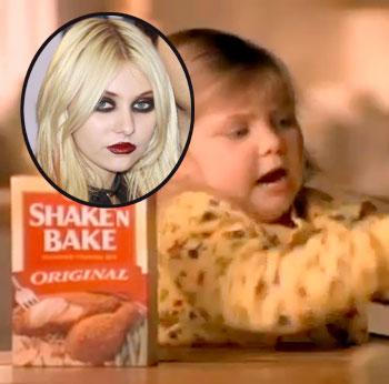 VIDEO: Taylor Momsen Unrecognizable In Adorable Shake 'N Bake Ad