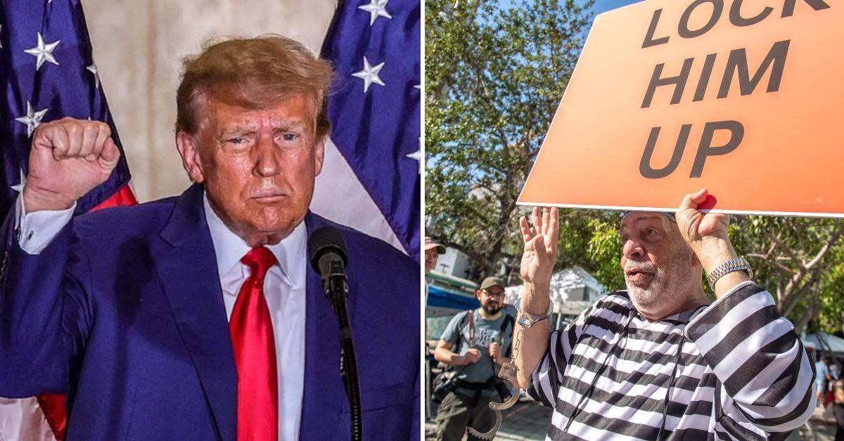 Anti-Trump Protester Arrested For Running In Front Of Motorcade - Vimarsana News