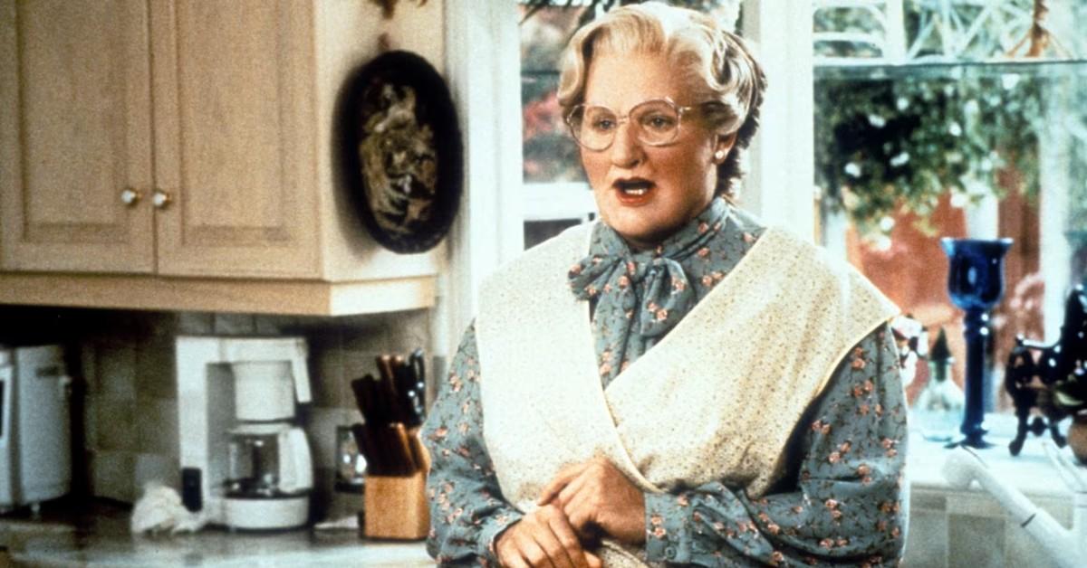 Photo of Robin Williams as 'Mrs. Doubtfire'