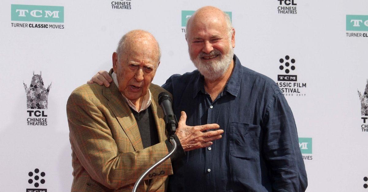 Photo of Carl and Rob Reiner