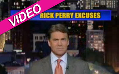 //rick perry letterman