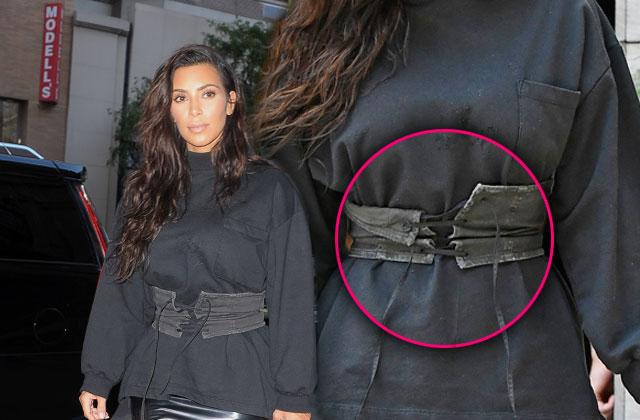 Kim Kardashian corset belt