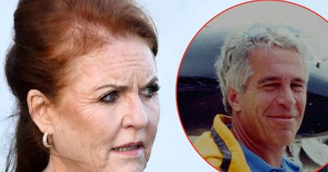 picture of Sarah Ferguson and Jeffrey Epstein