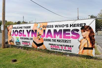 Joslyn James Performs Near Tiger's Golf Tournament