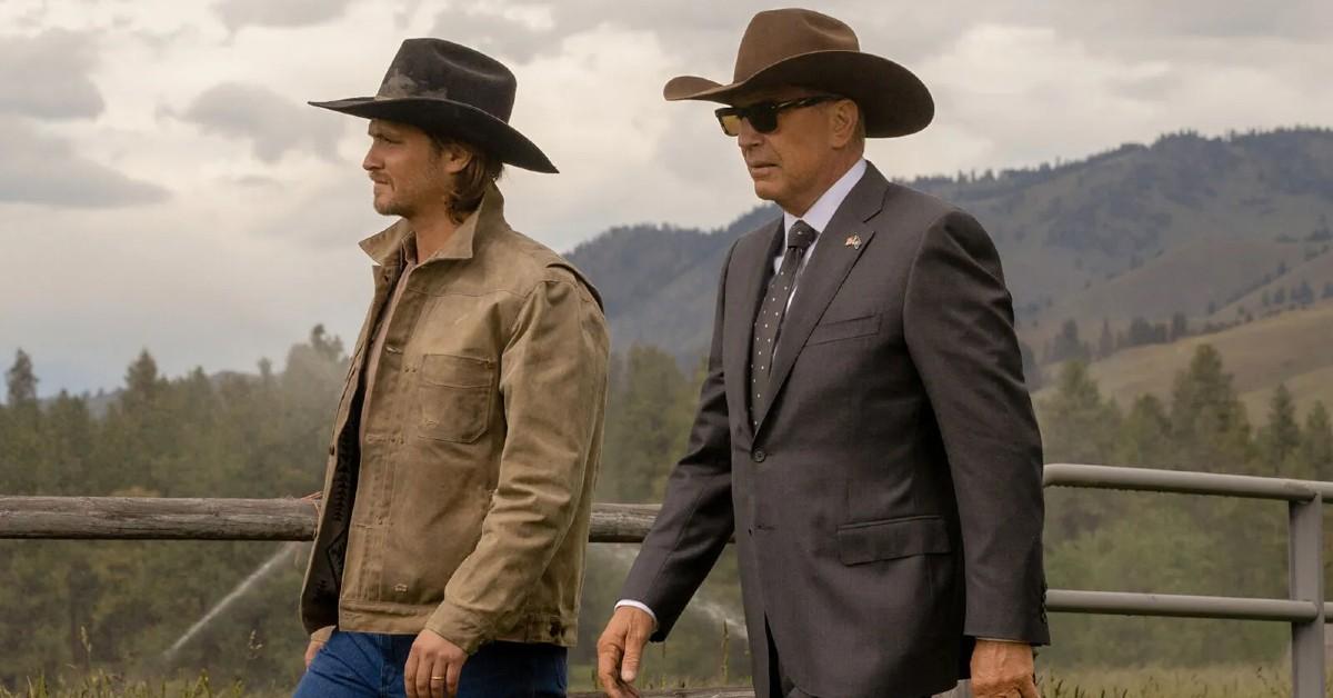 kevin costner breaks silence on yellowstone finale luke grimes feud taylor sheridan paramount