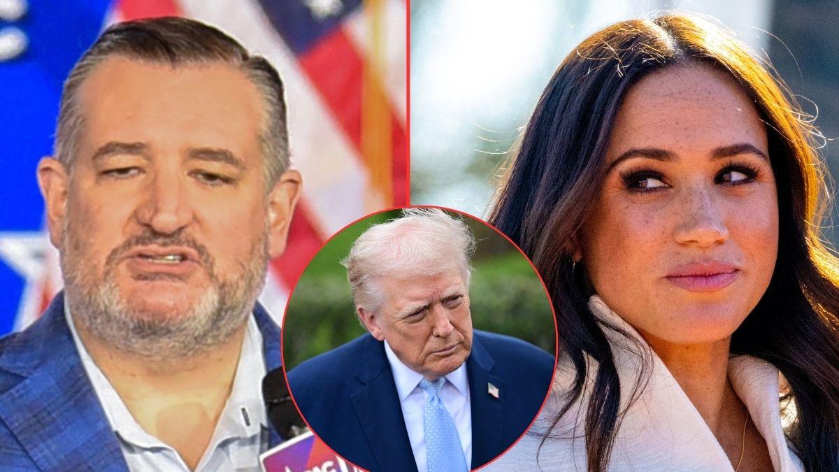 Photo of Ted Cruz, Meghan Markle, Donald Trump