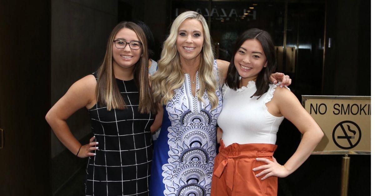 Photo of Kate Gosselin and twin daughters