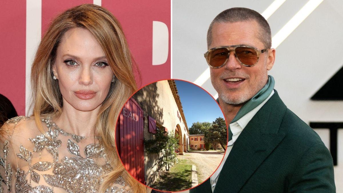 Photo of Angelina Jolie, Brad Pitt and Château Miraval